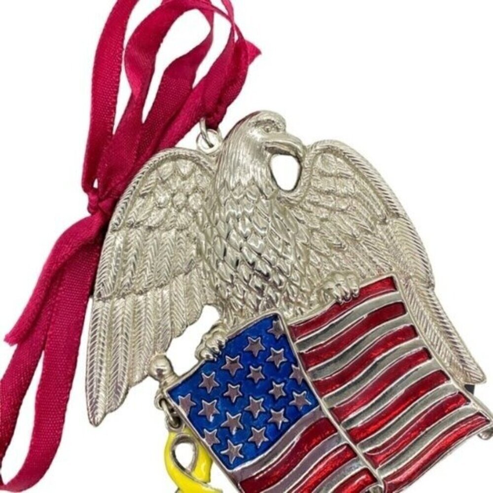 Gorham American Eagle Enamel Ornament - Picture 2 of 7